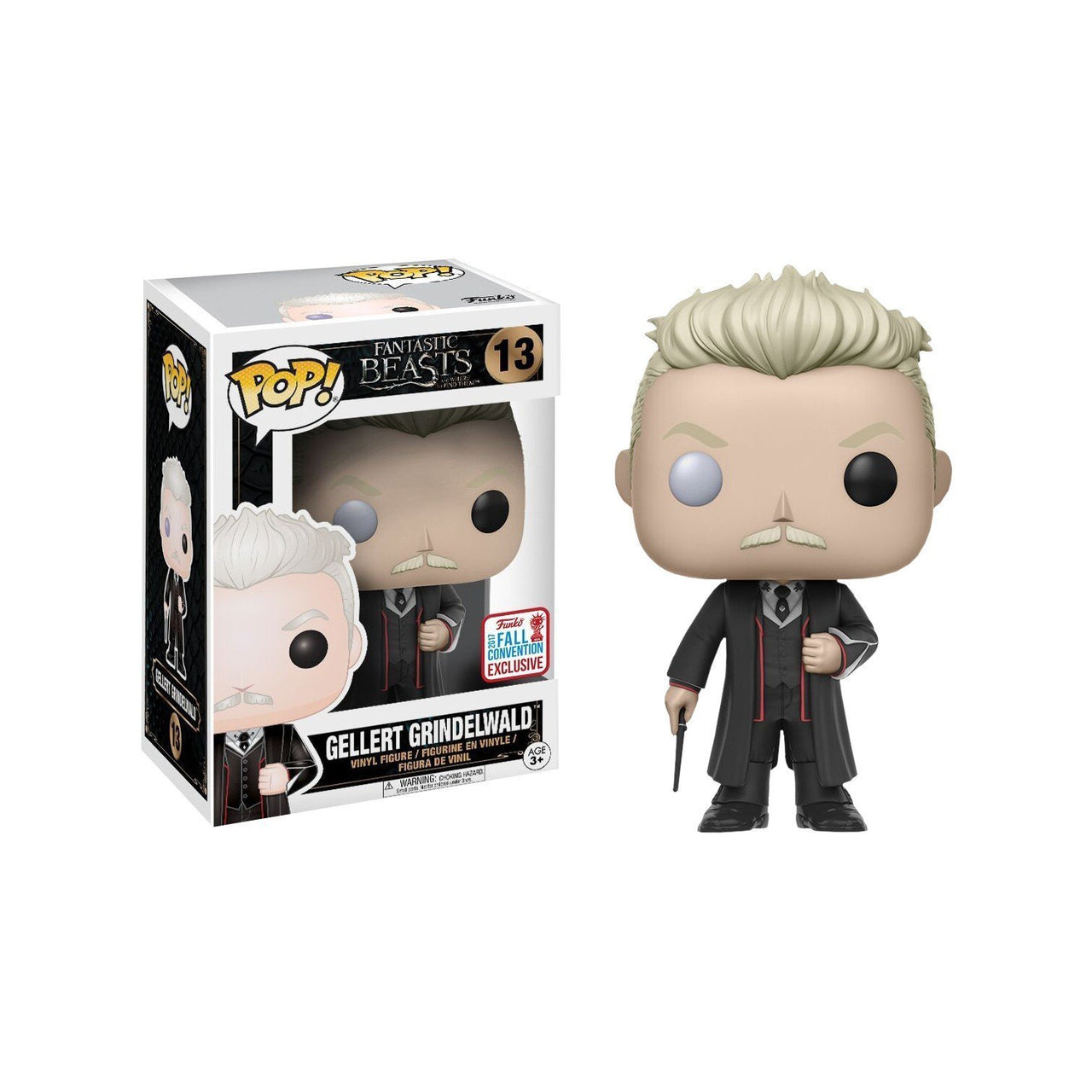 Funko Pop! Movies Fantastic Beasts: Gellert Grindelwald, Limited Edition Fall Convention Exclusive - Nerd Arena