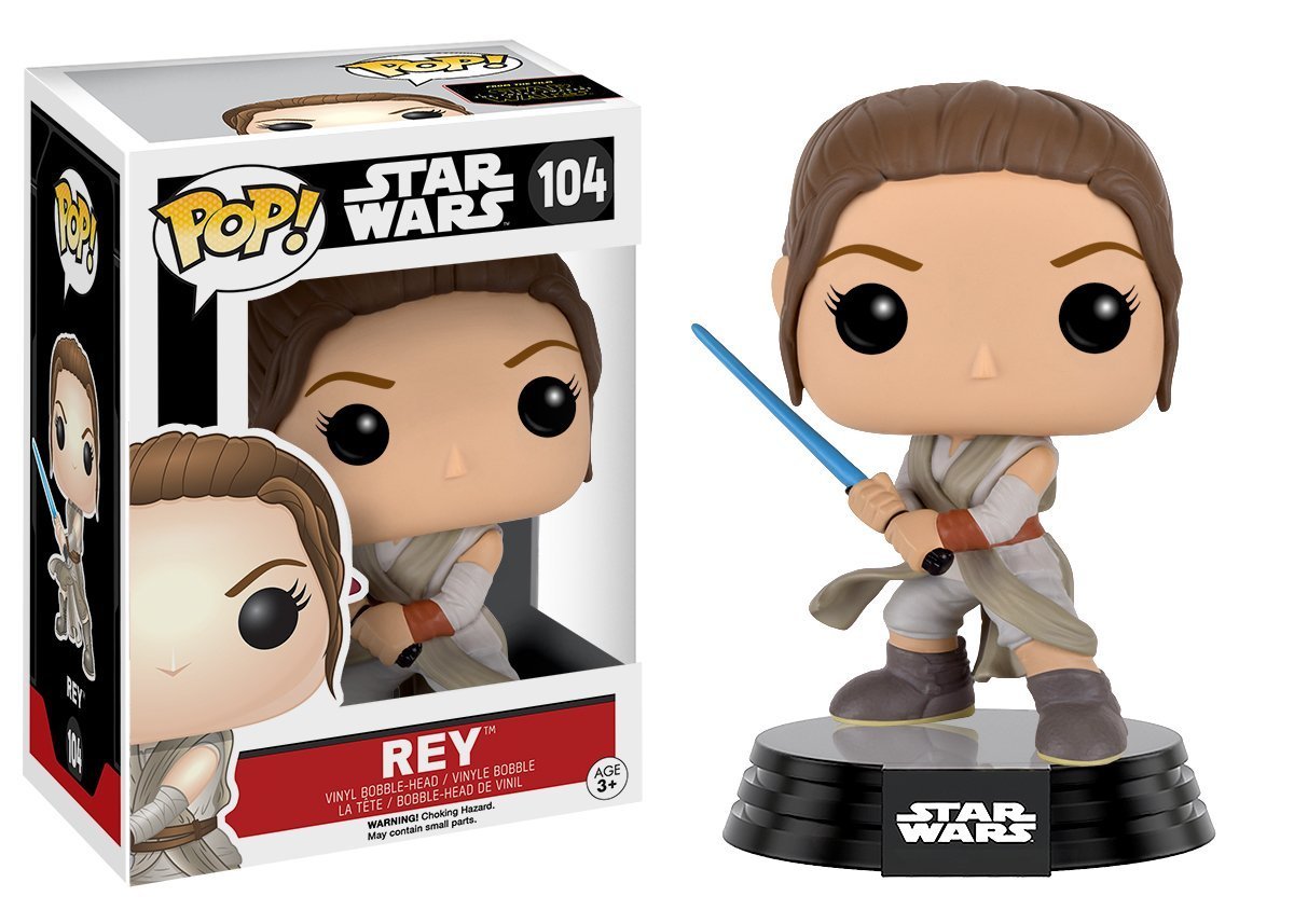 Funko POP! Star Wars: Episode 7: The Force Awakens Figure - Rey with Lightsaber - Nerd Arena
