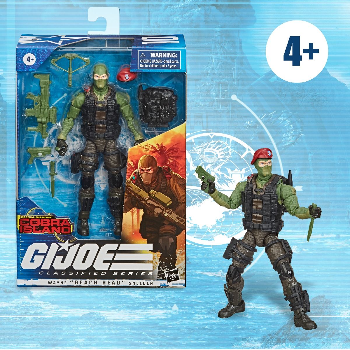 Hasbro G.I. Joe Classified Series Wayne "Beach Head" Sneeden Action Figure