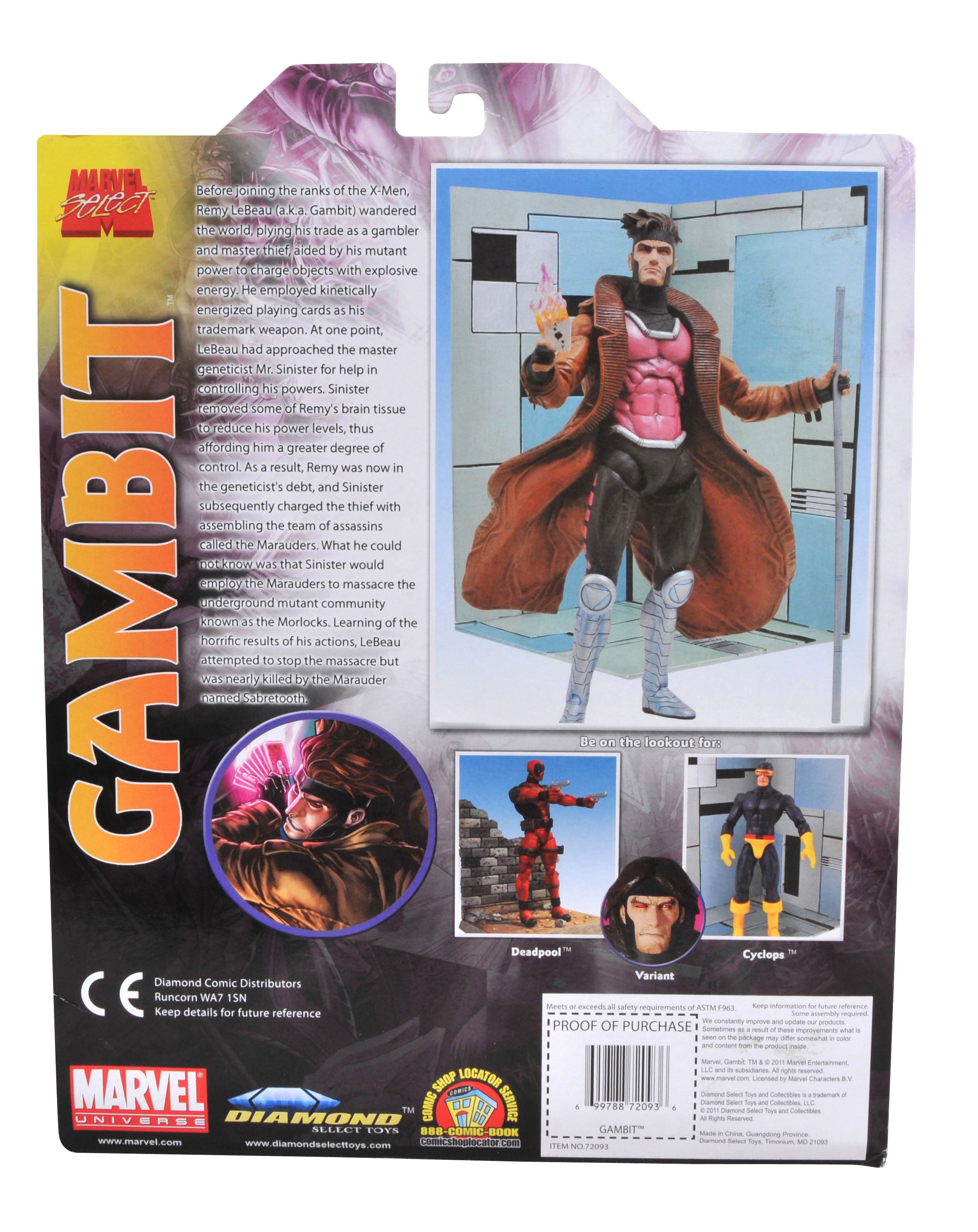 Marvel Select: X-Men Gambit Action Figure