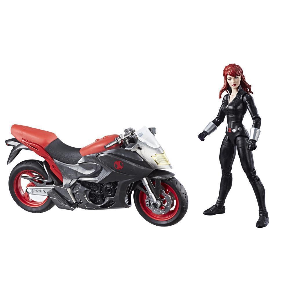 Hasbro Marvel Legends Series 6-inch Black Widow and Motorcycle - Nerd Arena