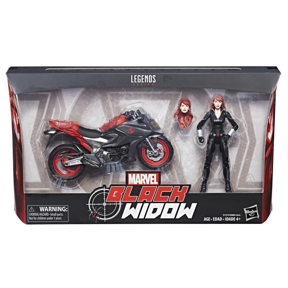 Hasbro Marvel Legends Series 6-inch Black Widow and Motorcycle - Nerd Arena