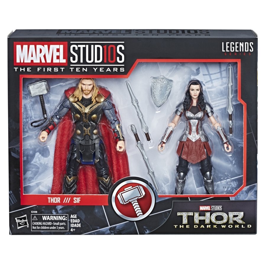 Hasbro Marvel Studios: The First Ten Years Thor: The Dark World Thor and Sif - Nerd Arena