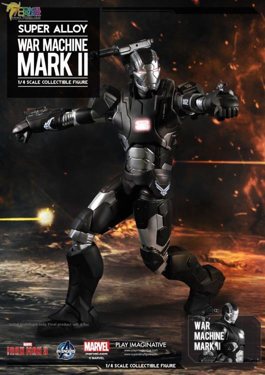 Iron Man 3 Super Alloy War Machine Mark II 1/4 Scale Figure - Nerd Arena
