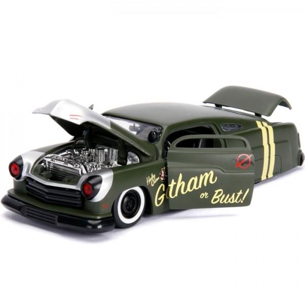 Jada 1:24 Scale DC Bombshell 1951 Mercury w/ Harley Quinn Figure - Nerd Arena