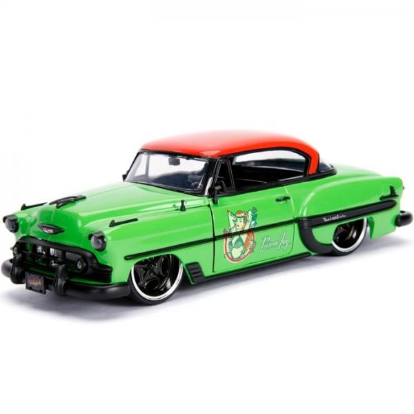 Jada 1:24 Scale DC Bombshell 1953 Chevy Bel Air Hard Top w/ Poison Ivy Figure - Nerd Arena