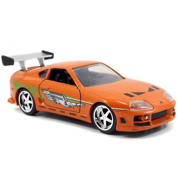 Jada 1:32 Scale - Fast & Furious 1995 Toyota Supra-Orange - Nerd Arena