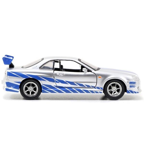 Jada 1:32 Scale - Fast & Furious 2002 Nissan Skyline GTR R34 - Silver - Nerd Arena