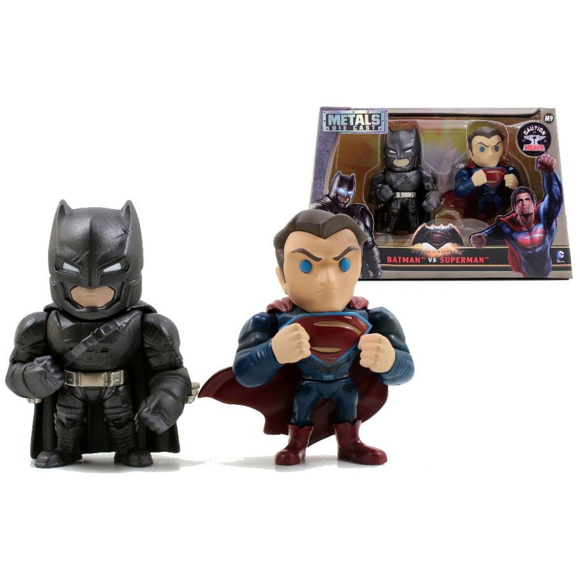Jada Toys DC Comics Metals Diecast Batman v Superman 4 inch Figure - 2 Pack - Nerd Arena