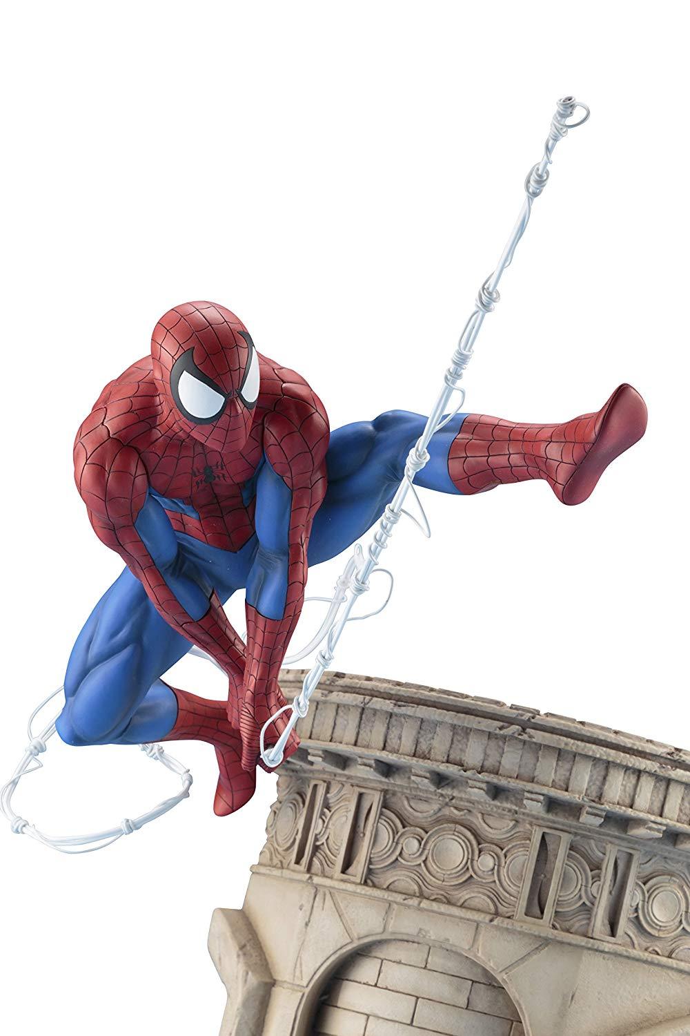 Kotobukiya Marvel Universe Spider-Man Webslinger Artfx Statue Collectible Figure - Nerd Arena