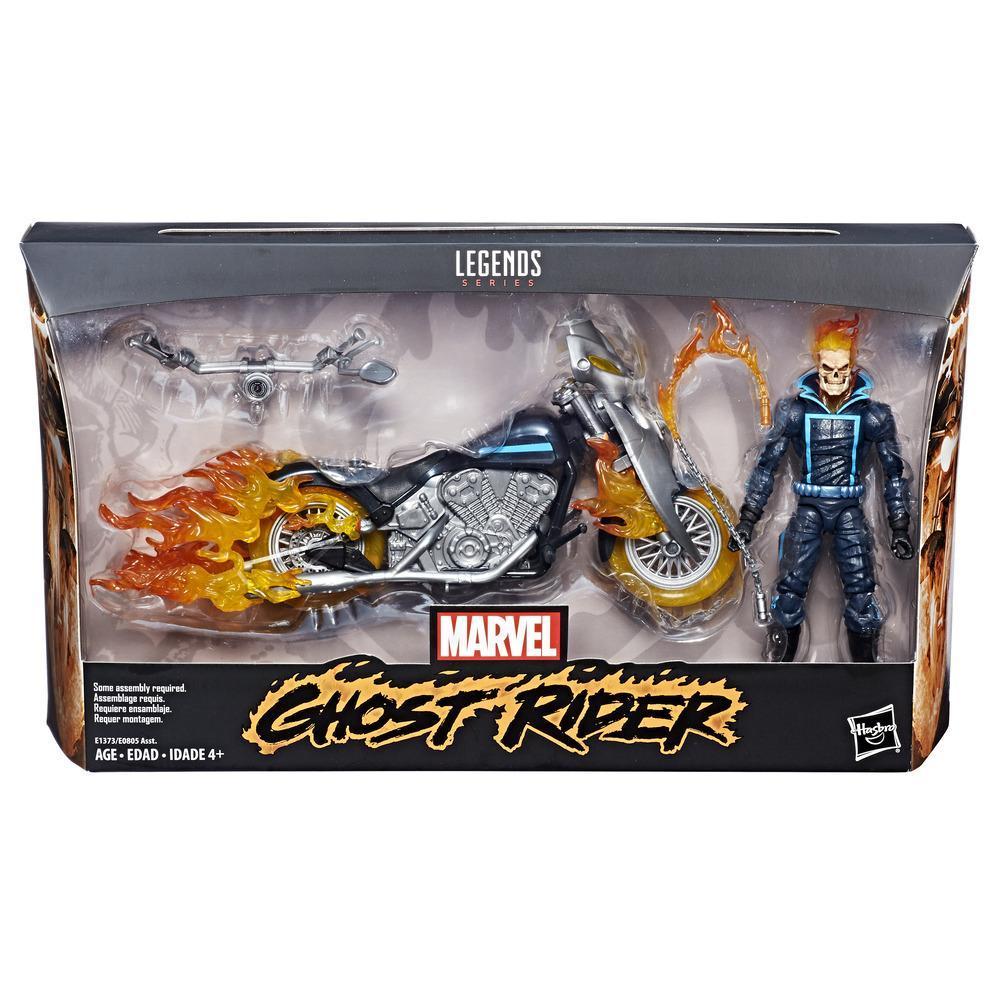 MARVEL LEGENDS SERIES 6-INCH GHOST RIDER WITH FLAME CYCLE - Nerd Arena