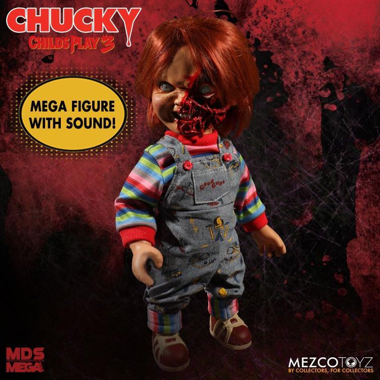 Mezco Designer Series - Child's Play 3 Talking Pizza Face Chucky