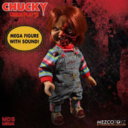 Mezco Designer Series - Child's Play 3 Talking Pizza Face Chucky - Nerd Arena