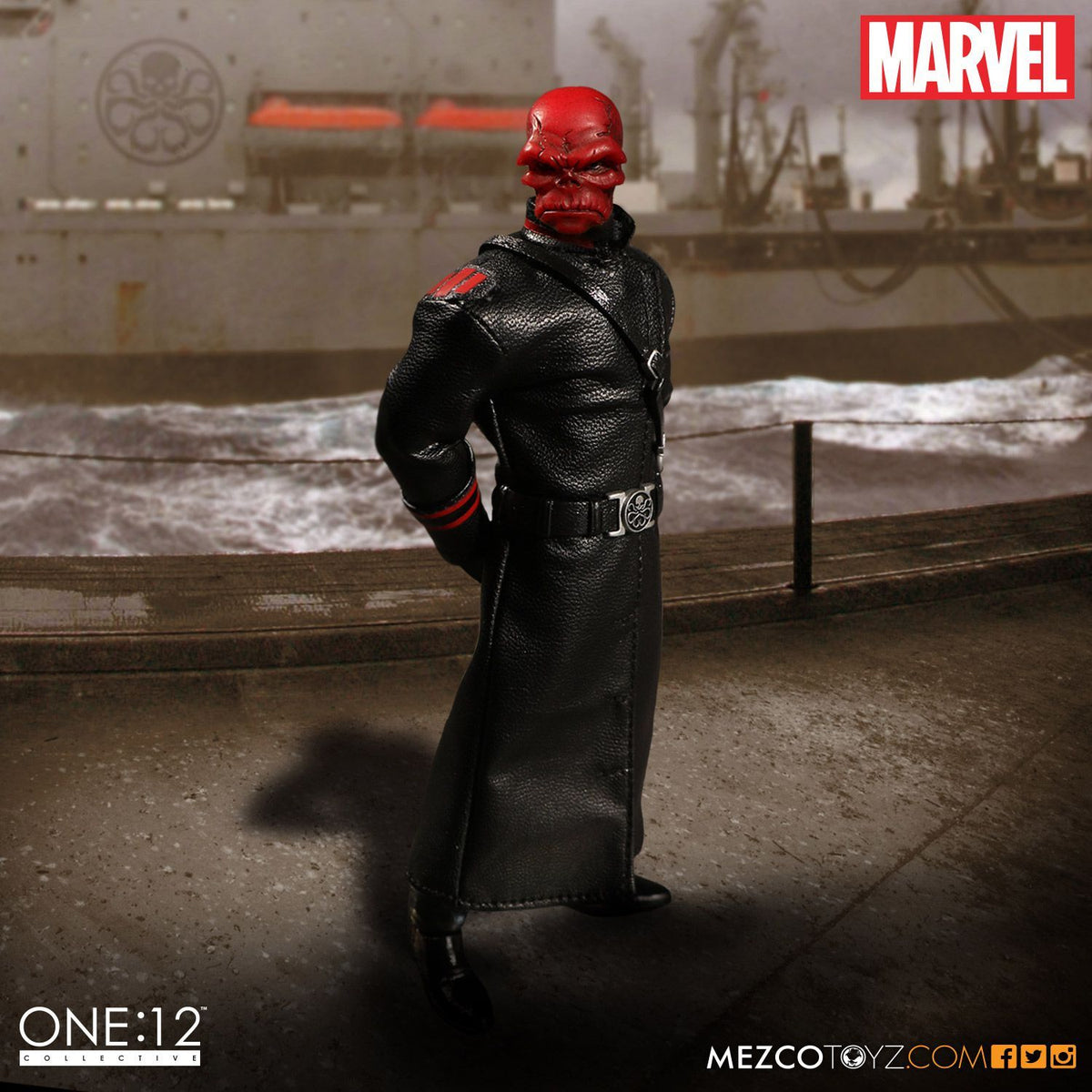 Mezco Marvel One:12 Collective Red Skull Action Figure - Nerd Arena