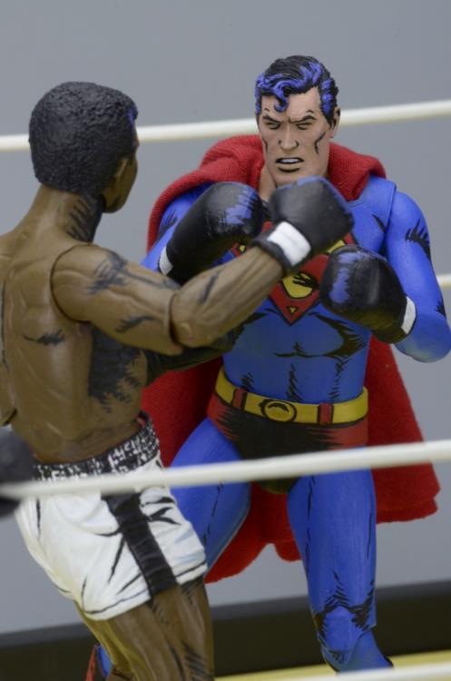 NECA DC Comics Superman vs Muhammad Ali Special Edition Action Figure (2 Pack), 7", multi-colored - Nerd Arena