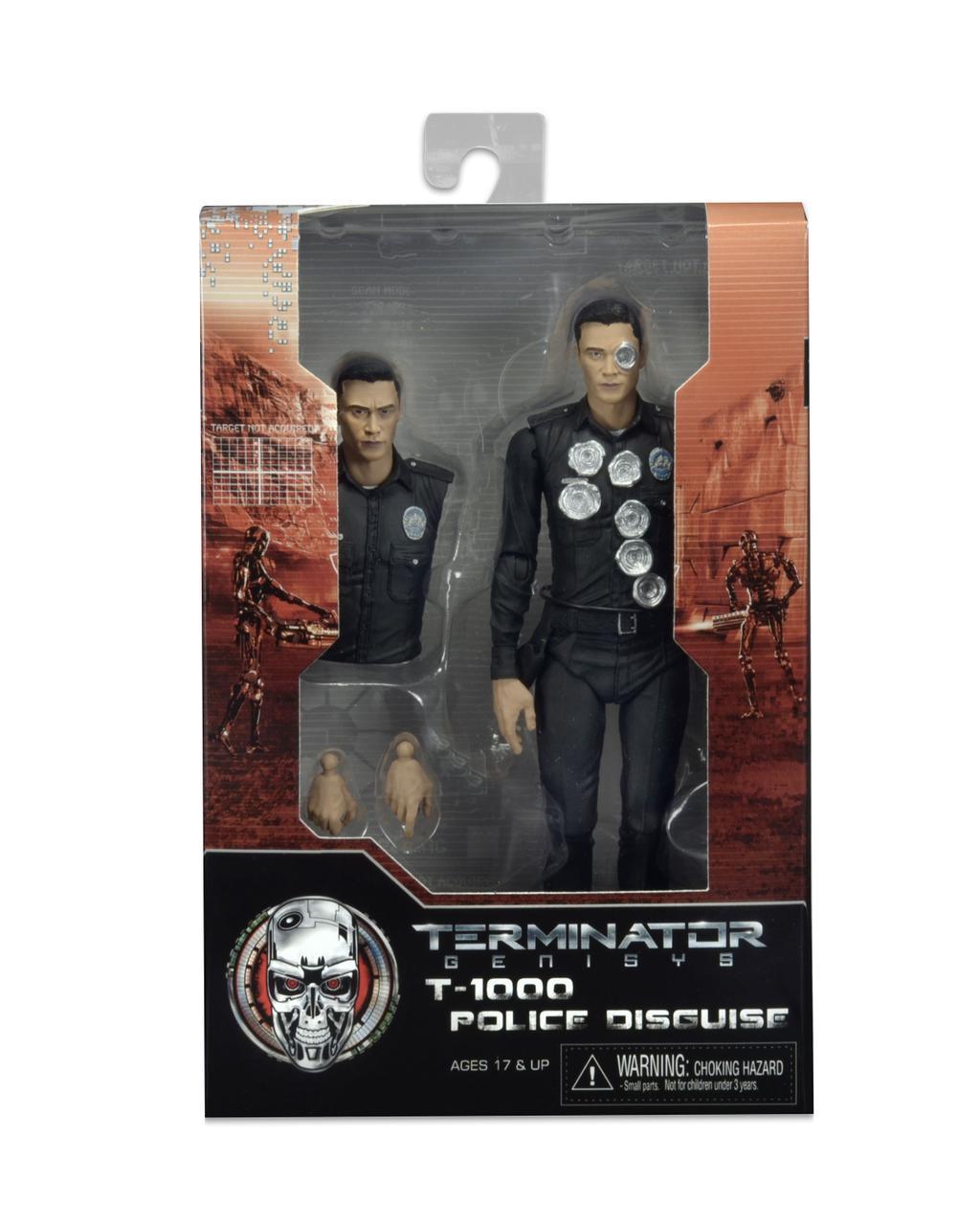 Neca Terminator Genisys 7-Inch Police Disguise T-1000 Figure (Black) by TERMINATOR GENISYS - Nerd Arena