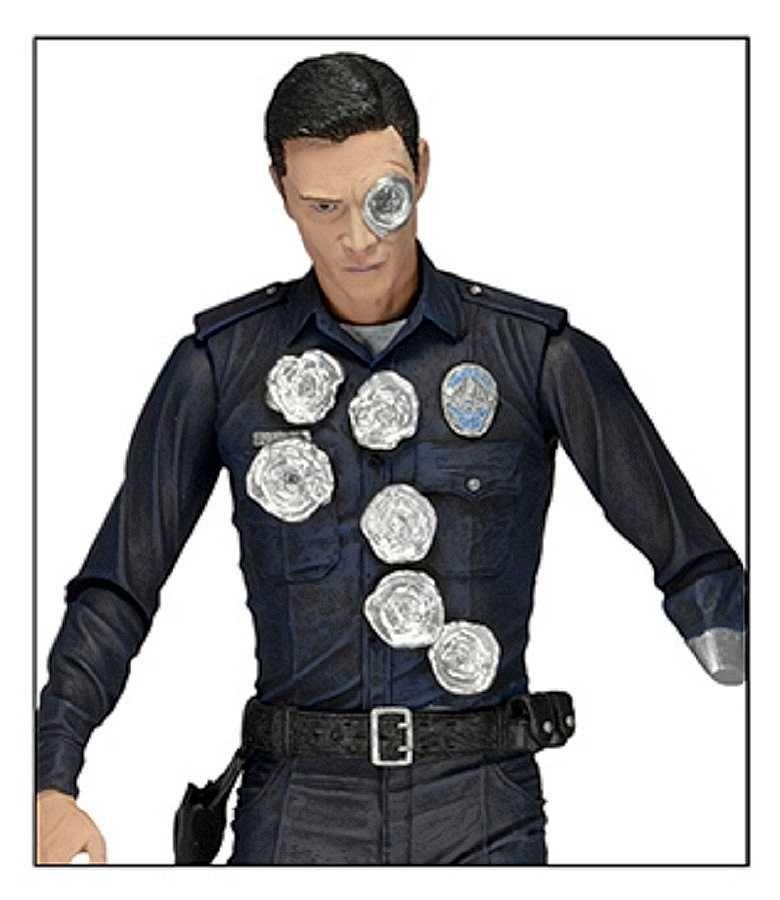 Neca Terminator Genisys 7-Inch Police Disguise T-1000 Figure (Black) by TERMINATOR GENISYS - Nerd Arena