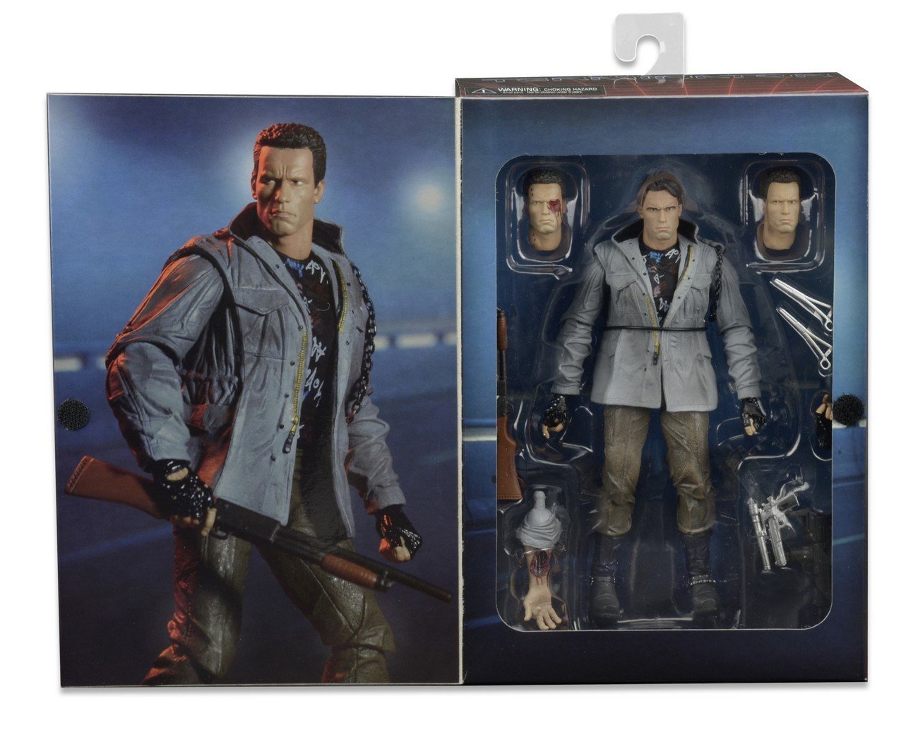 NECA Terminator Scale Ultimate T800 Tech Noir Action Figure, 7" - Nerd Arena