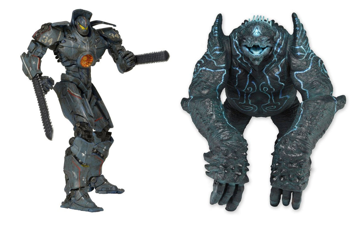 Pacific Rim Battle Damaged Gipsy Danger & Leatherback 7" Action Figure 2-Packs - Nerd Arena