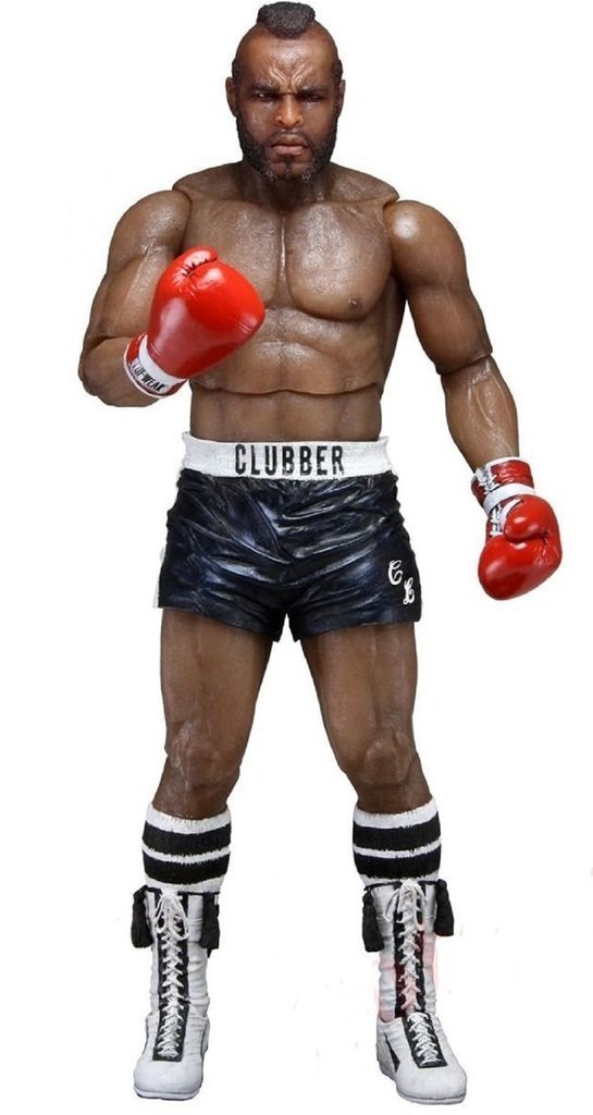 Rocky 3 Clubber Lang 40th Anniversary Series 1 Mr. T Black Shorts 7" Figure NECA - Nerd Arena