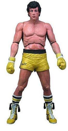 Rocky Series 3 Rocky Balboa - Gold Trunks 7 inch Action Figure by NECA - Nerd Arena
