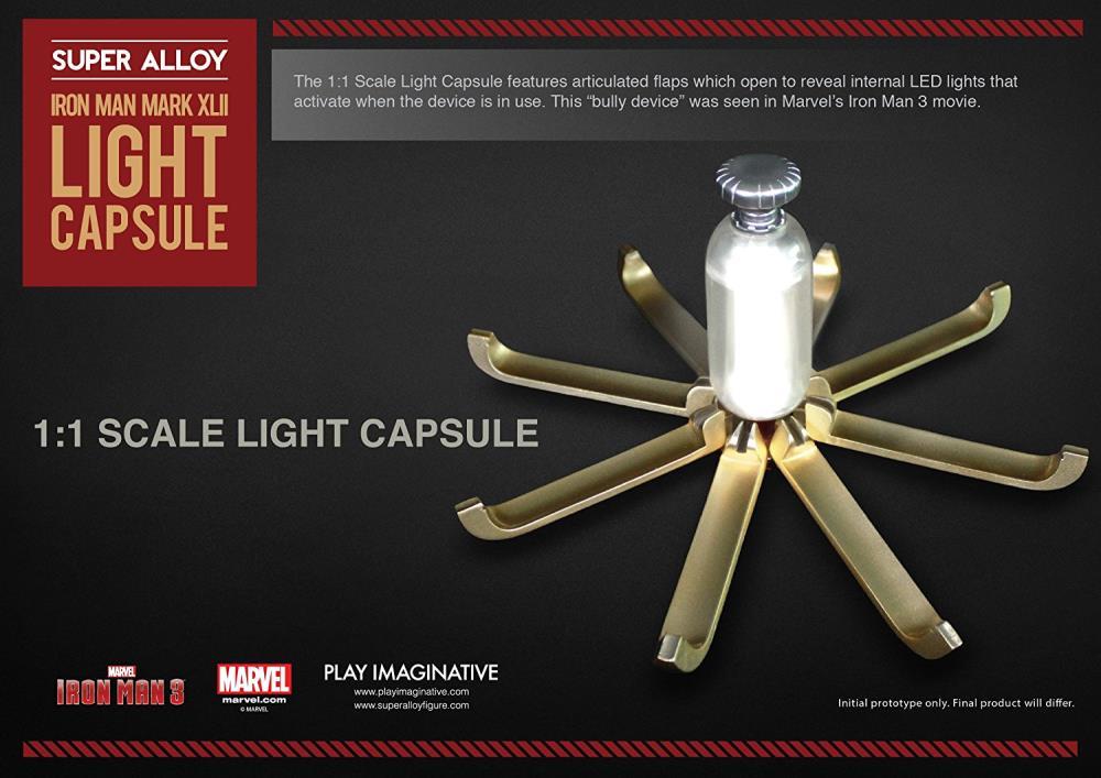 Super Alloy 1/1 Scale Iron Man Mark XLII Light Capsule Limited Edition - Nerd Arena