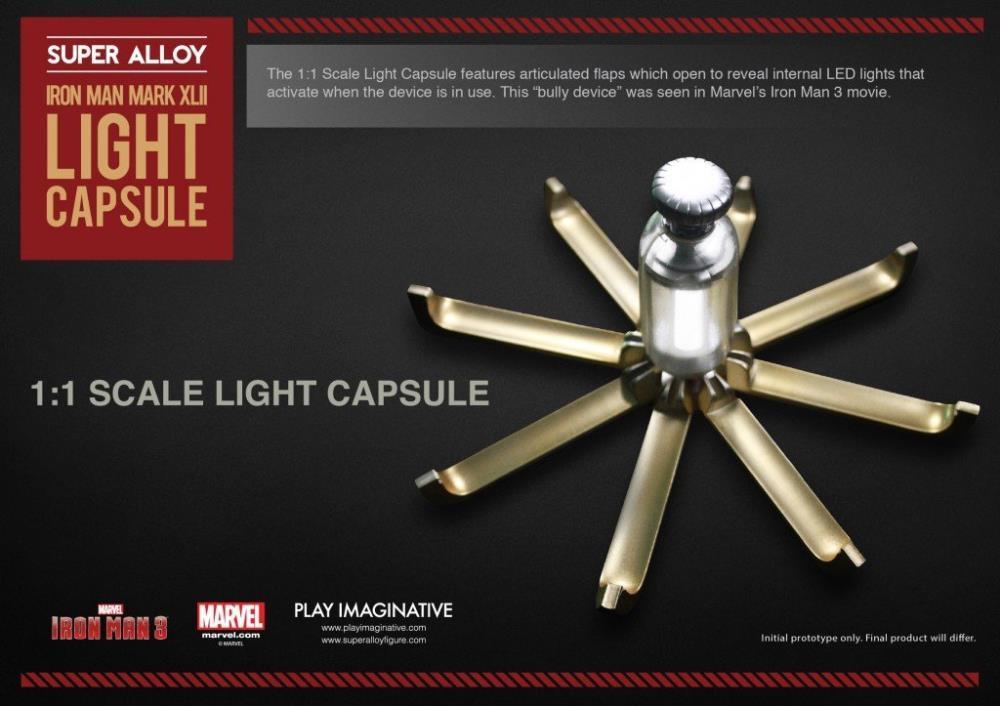Super Alloy 1/1 Scale Iron Man Mark XLII Light Capsule Limited Edition - Nerd Arena