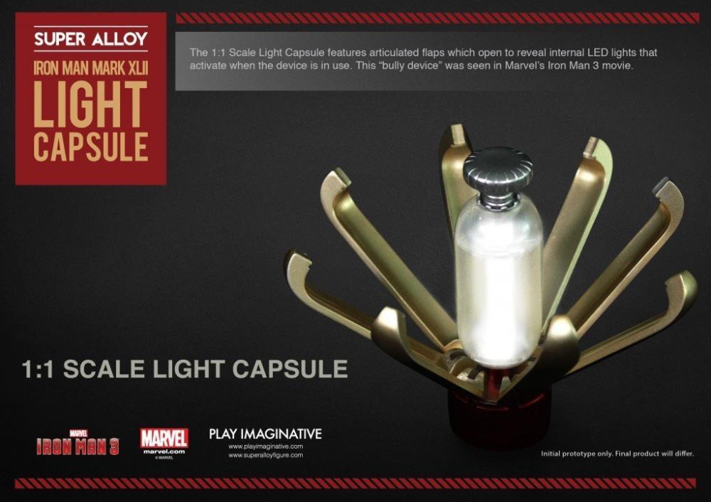 Super Alloy 1/1 Scale Iron Man Mark XLII Light Capsule Limited Edition - Nerd Arena