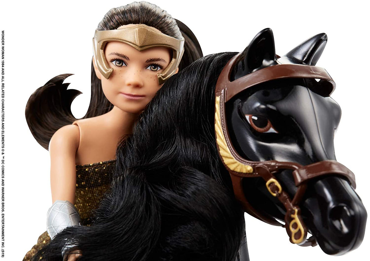 Mattel Wonder Woman 84 Young Diana Doll & Horse Action Figure