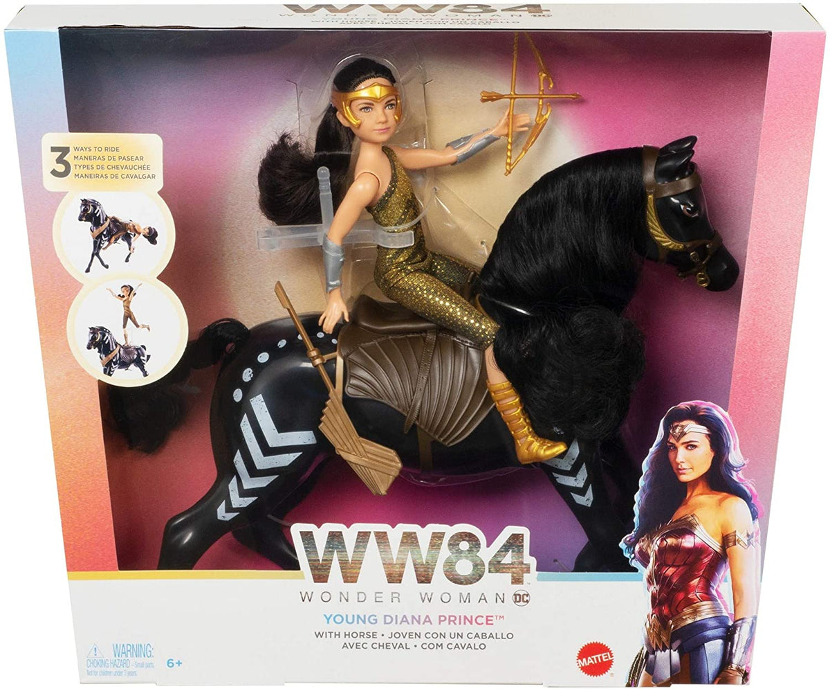 Mattel Wonder Woman 84 Young Diana Doll & Horse Action Figure